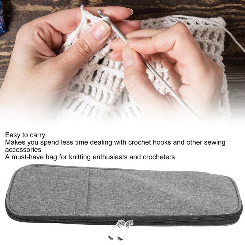 Long Knitting Needle Case Woven Storage Bag 600D Oxford Cloth