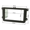 tomzz Audio 2457-037-3 Double DIN Radio Faceplate Compatible with VW