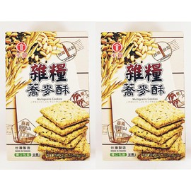 Multigrain Cookies, Vegan,7.05 oz, Pack of 2 雜糧喬麥酥