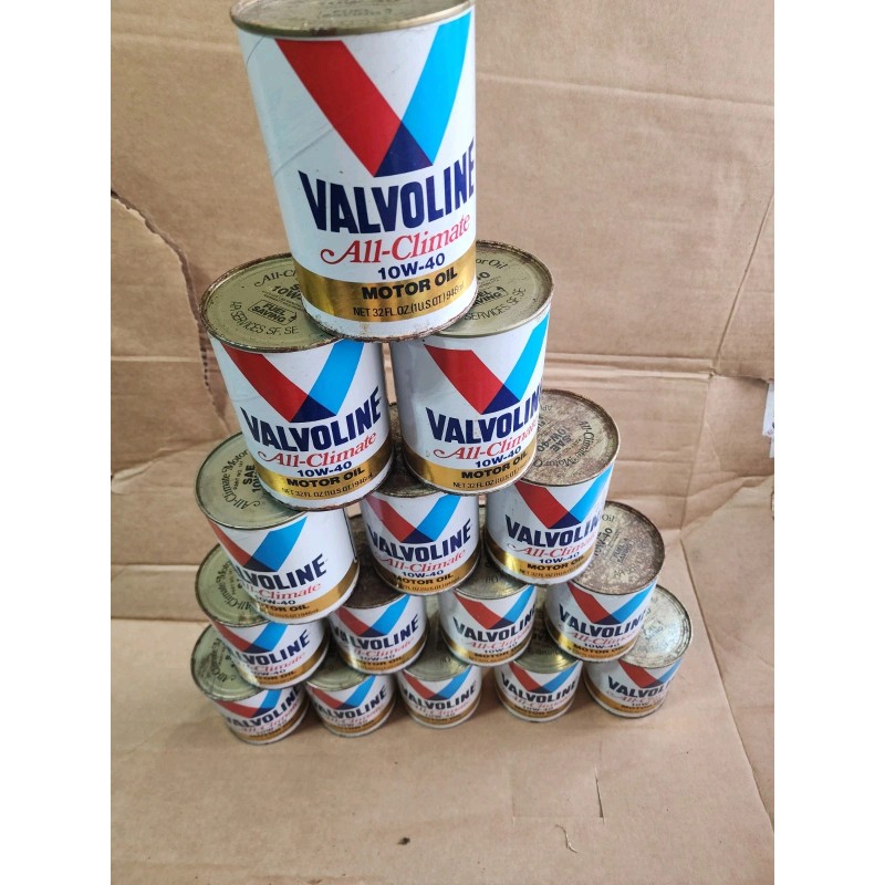 Valvoline Vintage Valvoline All Climate Motor Oil Can Full 1Q