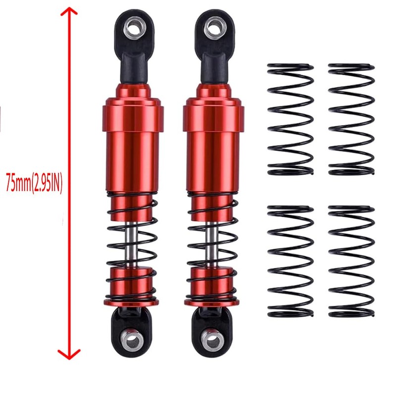 4psc Metal Large Diameter Long Stroke Hydraulic Shock Absorber (75mm)