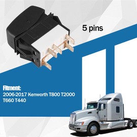 Spare Rocker Dash Console Switch Fits for 2006-2017 Kenworth T800 T2000 T660 T440 Replaces P27-1123-007