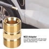 HEEPDD High Pressure Sprayer Adapter Brass M22 Metric Male Thread