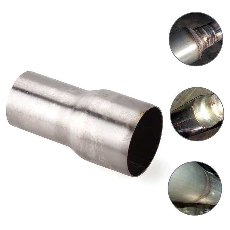 MUTEKI Exhaust Pipe Adapter, Exhaust Connecting Pipe, Universal, Pipe Coupler,