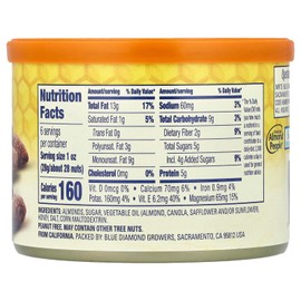 Blue Diamond Almonds Honey Roasted, 6 Ounce