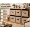 Stackable Storage Bins with Lids, 3-Pack, Stackable Closet Organizer, Sturdy