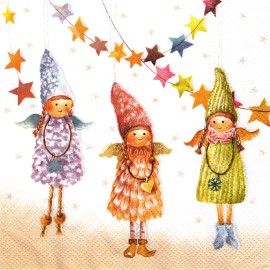 (2) Two Paper Lunch Napkins for Decoupage/Mixe