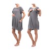 Labor and Delivery Gown for Hospital With Pockets Open Back