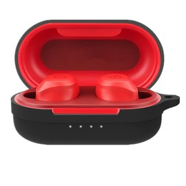 Ankersaila Case Compatible with TOZO NC9,Anti-Lost & Shockproof Portable Silicone Protective Case Cover (Black)