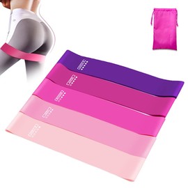 Training Tube Exercise Bands with Storage Bag, Fennycare 5 Pack and Full Body Pro Guide for Home Fitness, Stretching, Weight Training, Yoga
