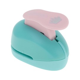 CAPASTEC Craft Punches, Paper Punchers, Paper Punchers, Handmade Mini DIY Teacher Office Kids Random Color Crown Cutting Diameter 1.2-1.5cm