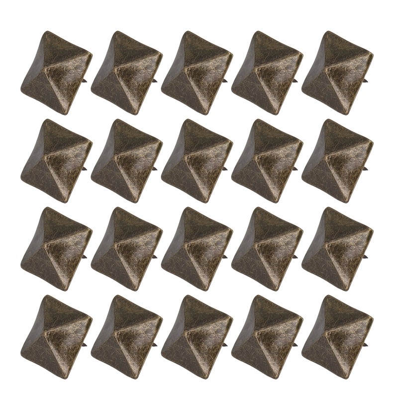 20 Pcs Antique Decorative Tacks Quadrate Appearance Clavos Decorative Nails
