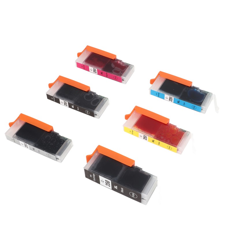 250‑251 Multi Colors Ink Cartridge Replacement Inkjet Cartridges Printer Accessories