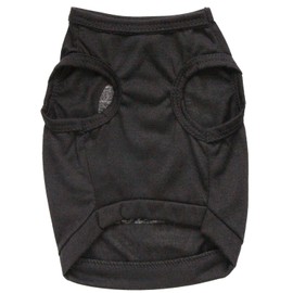 Oasis Plus White Skull Black 100% Cotton Pet T-Shirt Vest Costume Clothes for Female Male Dogs Cats Rabits