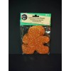 CRAFTER'S SQUARE GINGERBREAD COASTERS GLITTERED GENERAL DECOR FOAM GINGERBREAD MAN