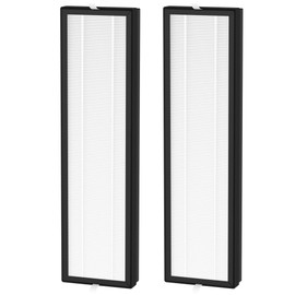 2 Packs H13 True HEPA Replacement Filter Compatible with Air Cleaner Purifier - Models HFD300, HFD310, HFD314, HFD320, HD320, HFD323CV1, HFD323-TGT, HFD324, HFD360B, Upgraded Version