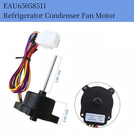 EAU65058511 Refrigerator Condenser Fan Motor Replacement for LG Freezer Refrigerator Compressor Cooling Fan Motor (EAU65058511)