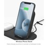 ZAGG mophie wireless charging stand+ (Black - UK Plug)