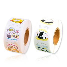 Panda Stickers, Pack of 1000 Panda Stickers, Cartoon Animals Stickers, Cute Panda Stickers, for Car, Laptop, Skateboard, Bike, Moped, Motorcycle, Suitcase, Water Bottle, Scrapbook, Guitar