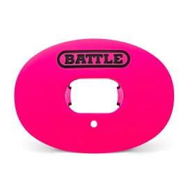 Battle Pink Football Mouth Guard with Maximum Breathability and Dental Guarantee