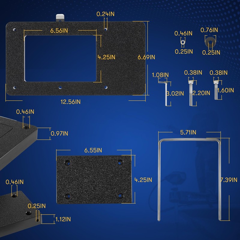 8M0120717 Xi Series Quick-Release Mounting Bracket Kit Replace for MotorGuide