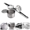 BESTOYARD Potato Masher Potato Ricer Stainless Steel Manual Squeezer Vegetable