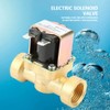 DC 12V Brass DN15 G1/2 Normal Closed Copper Body Water
