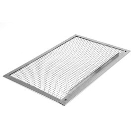 Hoopmon 5 Inch Gutter Guard - Heavy Duty 100% Stainless Steel High-Flow Leaf Screen for Debris, Clog & Overflow Protection - Fits K-Style & Half-Round, Screws Included (1 Panels, 5in x 8.5in)