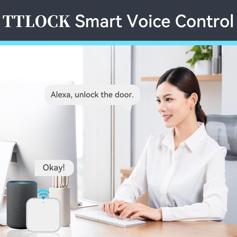Smart Door Handle Lock with Keypad：Sifely Fingerprint Lock - Keyless