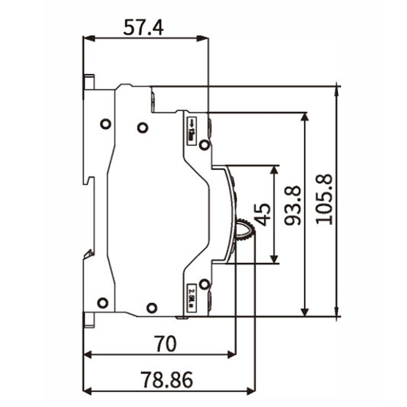 Haosie Automatic Transfer Switch, Dual Power Changeover Switch G2R-63 2P