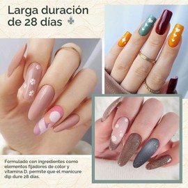 Lavender Violets 94 Pcs Dip Powder Nail Kit Starter, 30 Colores Acrílico Inmersión Uñas Polvo Con Dip Nail Liquid Set y Nail Art Tool, Nude Marrón Verde Azul Dips Manicura B704