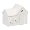 Relaxdays Ceramic Tea Light House, Light House for 1 Tea