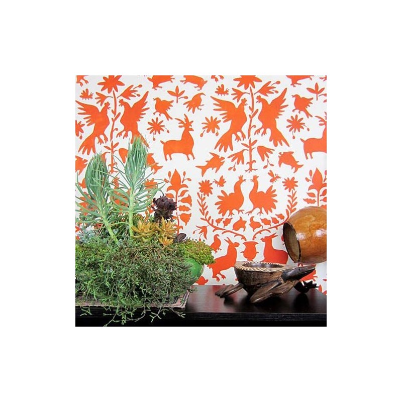Otomi Stencil Pattern - Reusable Stencils for DIY Wall Decor