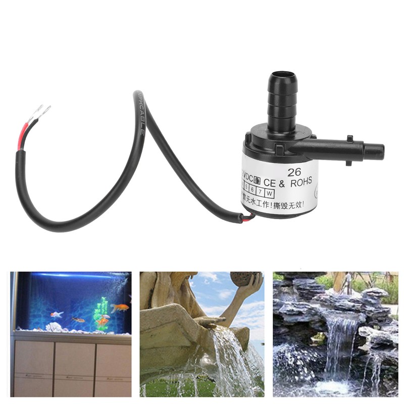 LGBL26‑05 Pump Ultra Quiet Brushless Motor DC12V 1.2m 90L/H Submersible