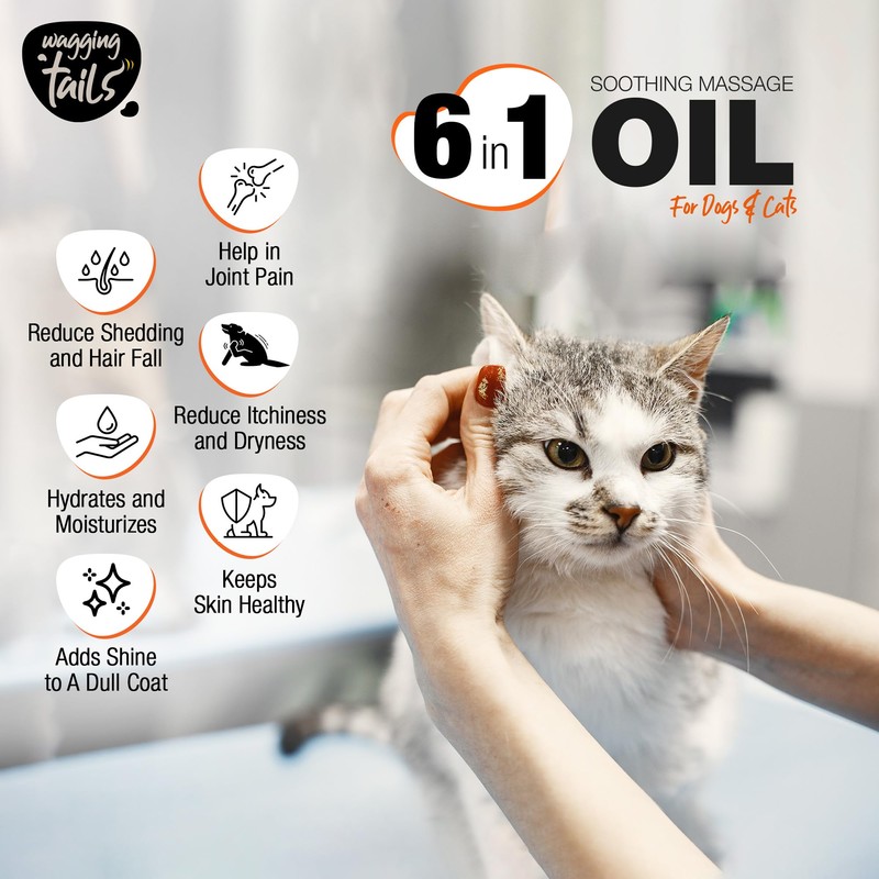 Wagging Tails 6-in-1 Soothing Oil - 6.76 fl oz for