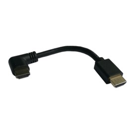 zdyCGTime 5 Inch HDMI Left Angle 90 Degree Vertical Right Cable -Supports 4K@60Hz, High Speed, HDMI 2.0 Ready - UHD, Ethernet & Audio Return - Video 4K 2160p, HD 1080p, 3D.(Male-Male)