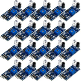 20pcs Obstacle Avoidance IR Sensor Reflective Photoelectric Infrared Module Compatible with Arduino Raspberry Pi Smart Car Robot - UMTMedia®
