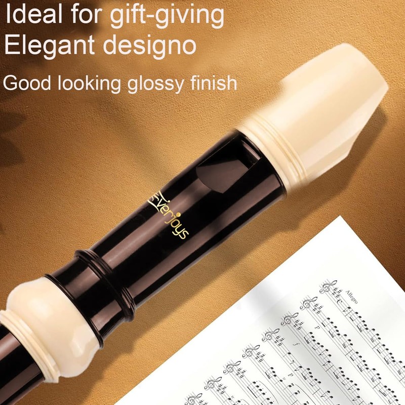 Soprano Recorder German Style C Key ABS 8 Hole Flute