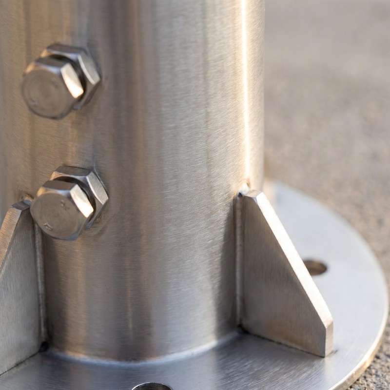 2 3/4" 304Stainless Steel Chain Link Fence Post Base Flange