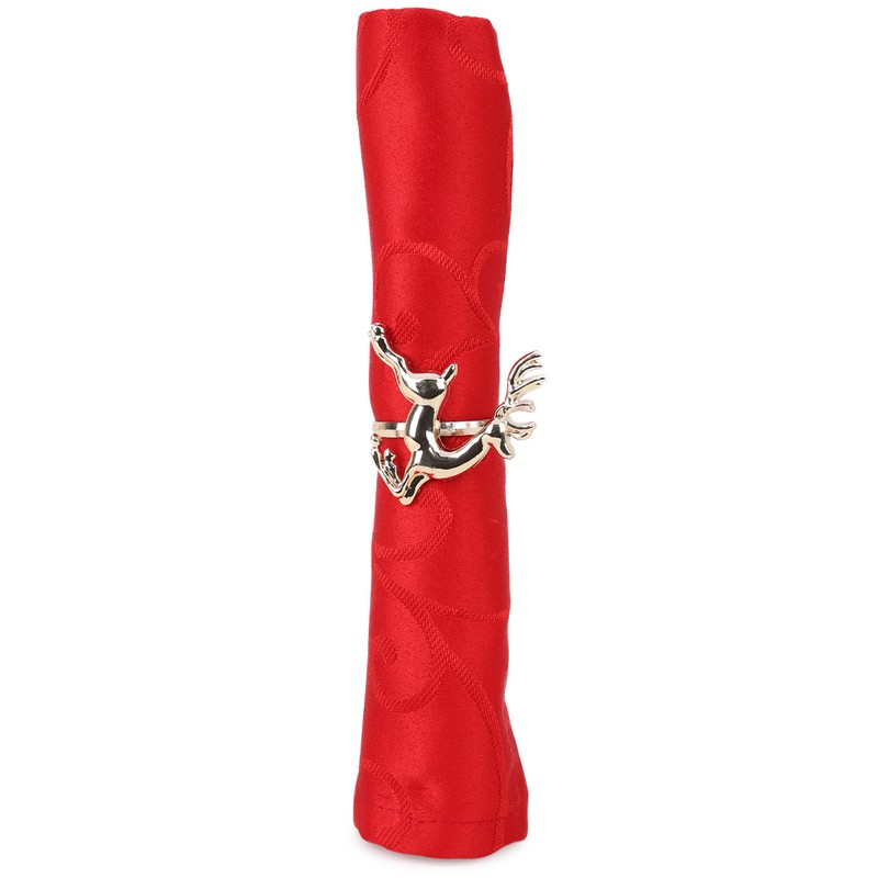 Christmas Concepts® Set of 4 Gold Napkin Rings – Luxury
