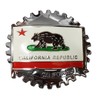 California Republic Grill Badge Emblem for Trucks and Cars