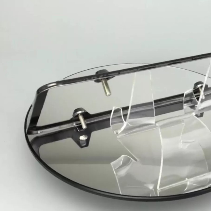 MotorVehicleParts New Slim 4 Holes Black Chrome License Plate Frame