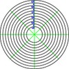 Quilter's Rule Nested Circles Template SET of 11 Nested Rings: