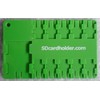 Micro SD Green Card Case, Holder, Organizer Credit Card Size