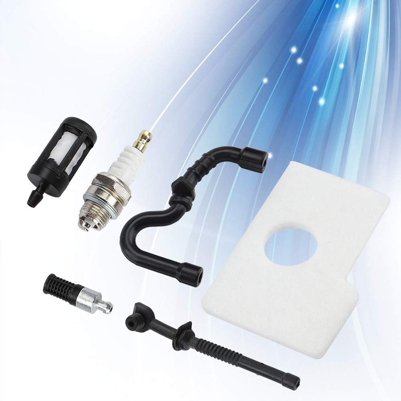 Chainsaw Replacement Parts Air Fuel Oil Filter and Spark Plugs