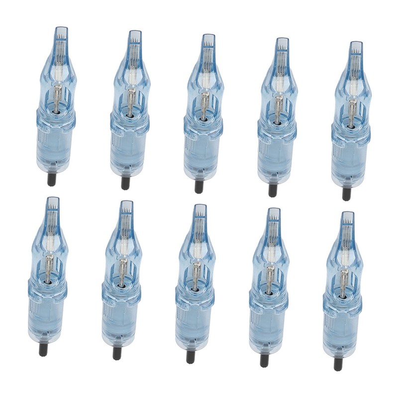 10pcs Stainless Steel Cartridge Needles Set Professional Salon Disposable Cartridge
