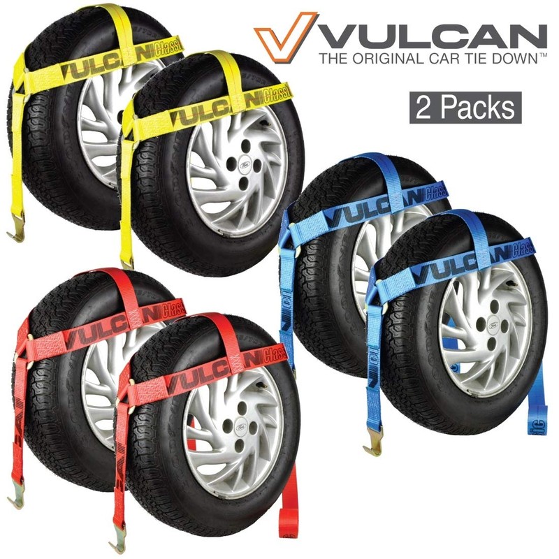 VULCAN Wheel Dolly Tire Harness with Flat Hooks - Bonnet