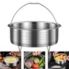 Steamer Basket Insert, Stainless Steel Steamer Insert for Pot, Steamer