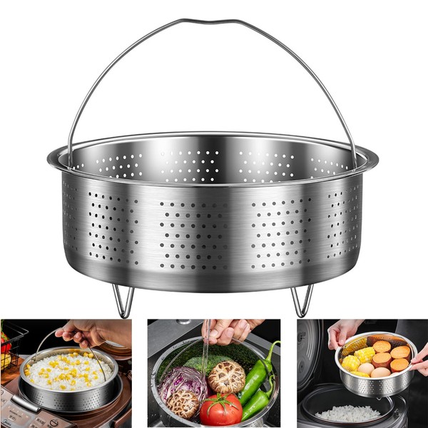 Steamer Basket Insert, Stainless Steel Steamer Insert for Pot, Steamer