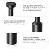 ERGAOBOY 20 Pcs 8mm OD Push to Connect Plug Fittings,Pneumatic